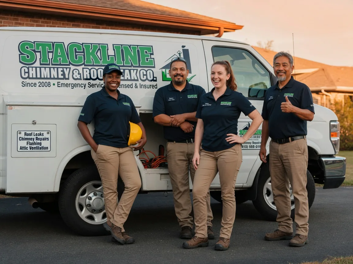 Chimney flashing repair company in Montgomery, TX